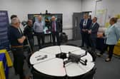 John Healey MP meeting with Iprosurv at Dearne Valley College.