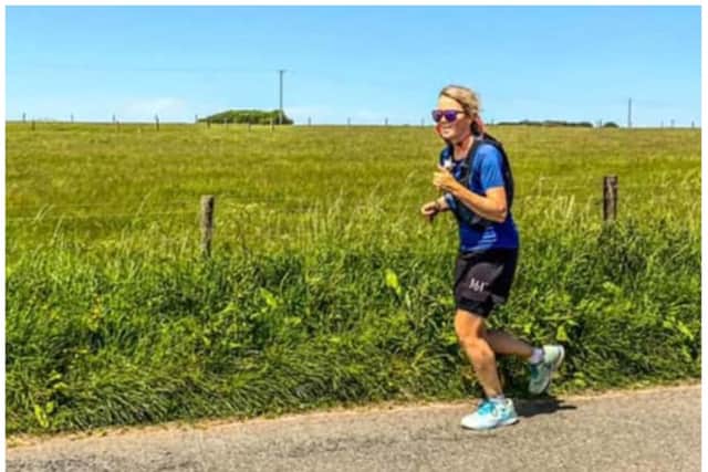 Vicky Hogg is aiming to run 100 marathons in 100 days.