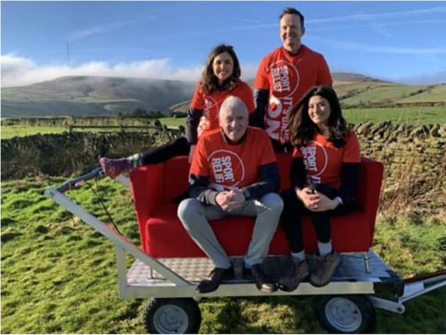 The Look North team have called off their charity challenge. (Photo: BBC).