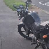 Police recovered the stolen bike a matter of hours after it was taken.