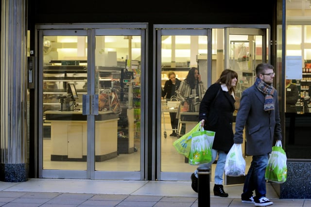 Marks and Spencer's in South Shields was pictured in its last minutes before the final customers left.