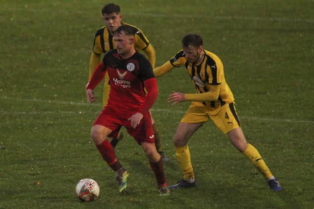 Action from Armthorpe Welfare’s win at Nostell MW. Picture: Steve Pennock