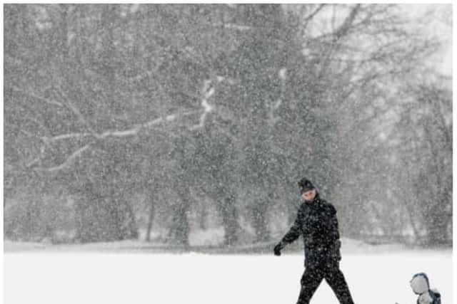 The Met Office has issued a warning of snow for Doncaster.