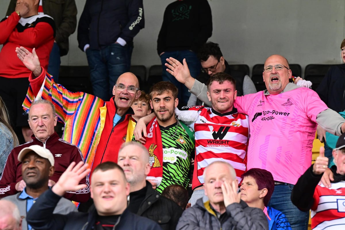 45 cracking snaps of the fans who watched Doncaster Rovers lift the League Two title with victory at Notts County