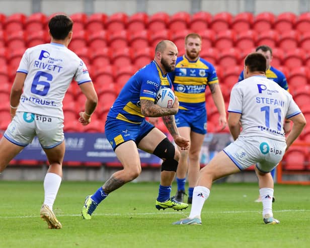 Luke Briscoe in action for the Dons. Picture: Andrew Roe/AHPIX LT