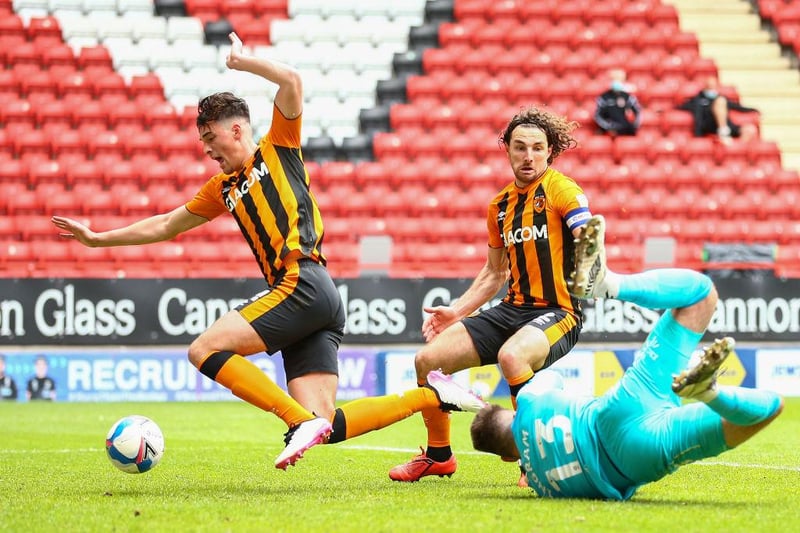 Hull City defender Jacob Greaves has caught the eye of Newcastle United and Crystal Palace. (Football League World)

 (Photo by Jacques Feeney/Getty Images)