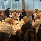 Volunteers at Doncaster hospitals enjoy festive brunch.