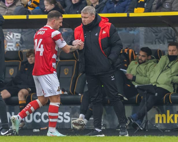 Grant McCann has lauded Billy Sharp's exemplary fitness record since returning to Rovers.