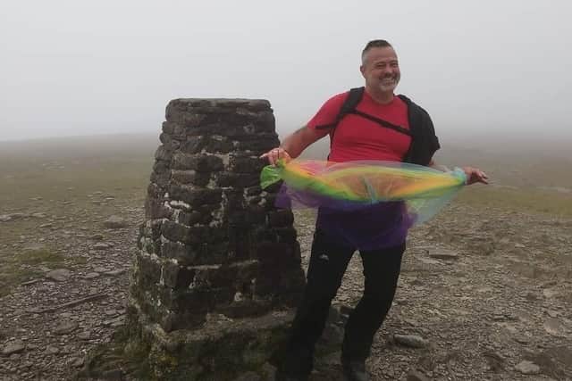 David Westwood, DBTH Charity supporter, completes the Yorkshire Three Peaks challenge.