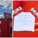 A 'congratulations on your death' note was left by angry Doncaster Rovers fans following the passing of Ken Richardson.