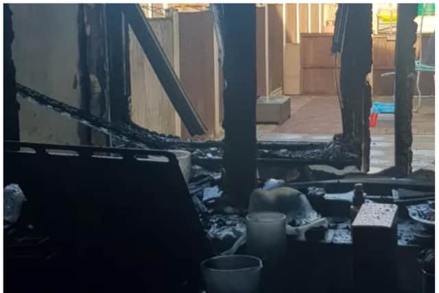 A funding campaign has been launched after Kelly lost everything in a house fire.