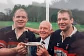 Noel Senior (centre) was part of the Doncaster Rugby Union Club set up for many years. (Photo: Doncaster Knights).