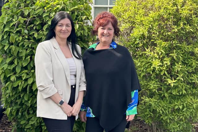Green Gable Project Manager, Janine Egan and YWCA Yorkshire Chief Executive, Tracy Gollins.