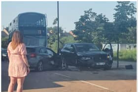 Emergency services were called following the collision. (Photo: Chelsea Kettlewood).