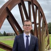 Don Valley MP Nick Fletcher has been blasted after crediting a village mining memorial to the Conservatives.