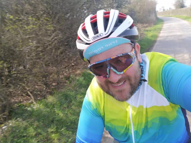 Kieran James - will cycle coast to coast for charity.