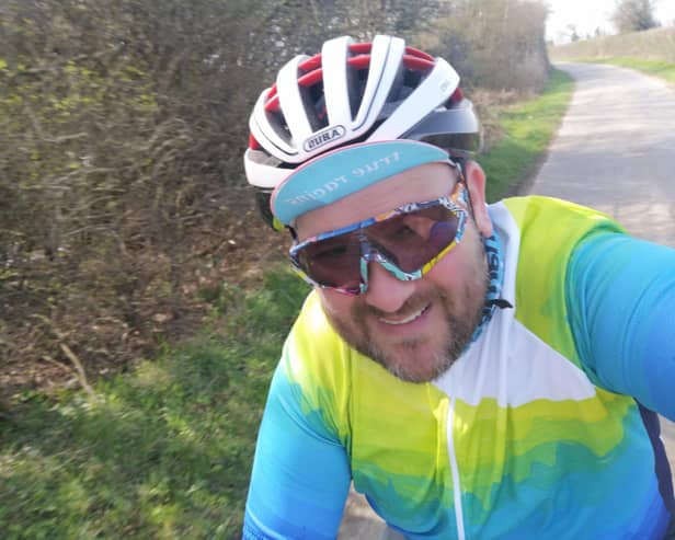 Kieran James - will cycle coast to coast for charity.