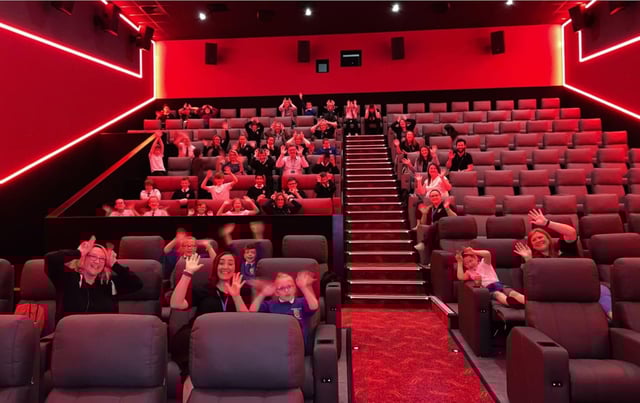 The children enjoyed the accessible film.