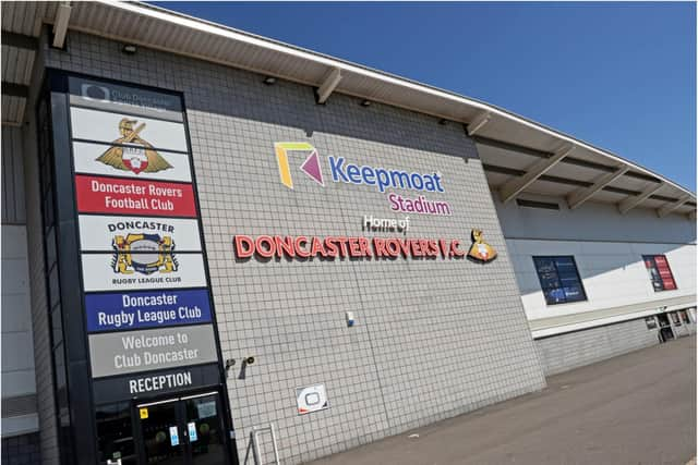 The Keepmoat Stadium.