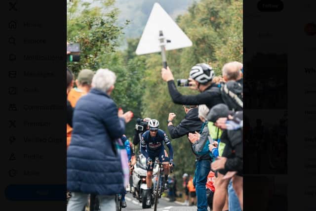 Large crowds welcomed the Tour of Britain Men to Doncaster. (Photo: Tour of Britain/X).