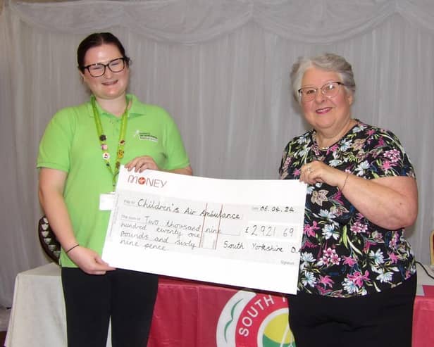 South Yorkshire District Association raise almost £3,000 to support lifesaving children’s charity.