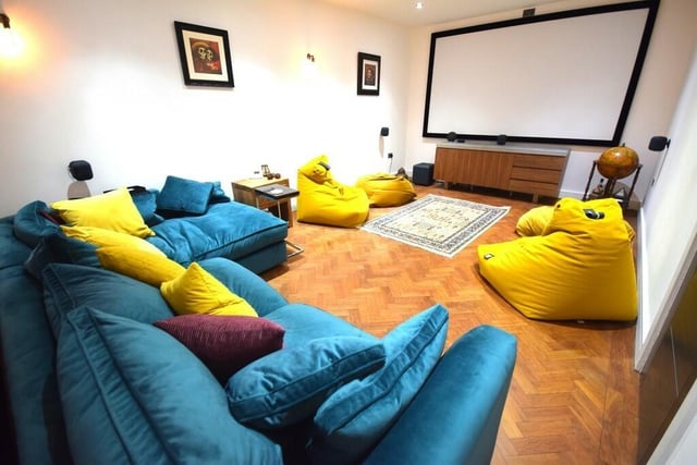 A versatile cinema or sitting room.