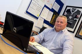 Dons chief executive Carl Hall. Picture: Marie Caley