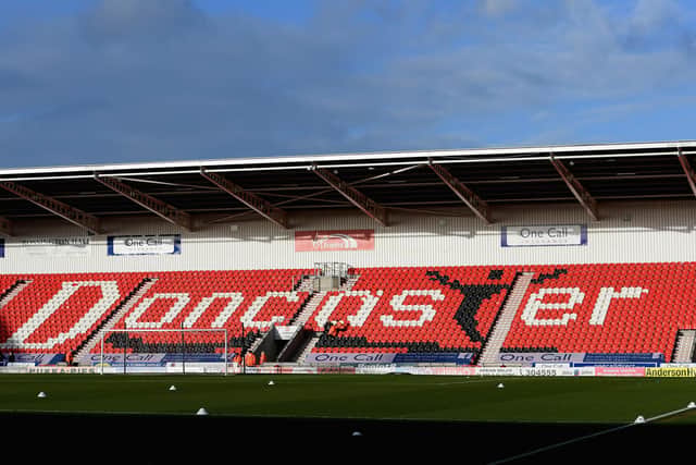 The violence started after a Rovers vs Scunthorpe match.