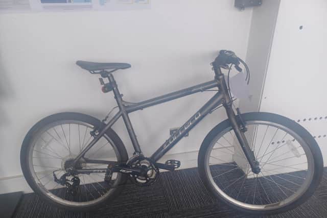 Police are seeking the owner of the stolen bike