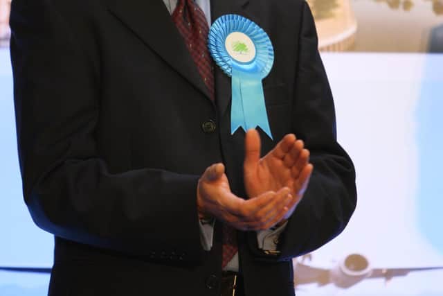 NDFP Election Count Doncaster Racecourse   Spotborough candidate Jonathan Wood Conservative