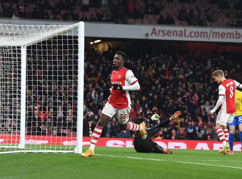 Brighton, Crystal Palace and West Ham have all been credited with an interest in Arsenal striker Eddie Nketiah. The former Leeds United loanee will see his contract expire in the summer, and looks likely to leave the Gunners to play first team football regularly. (Daily Mail)