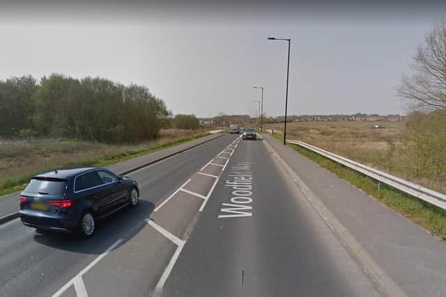 The meet took place on Woodfield Way in Doncaster before moving to the Kirk Sandall Industrial Estate (photo: Google).