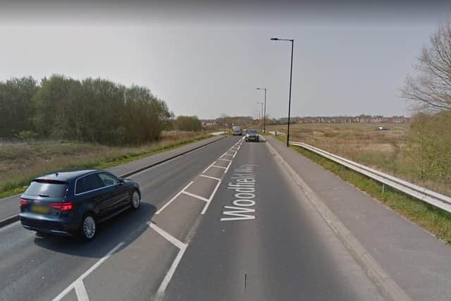 The meet took place on Woodfield Way in Doncaster before moving to the Kirk Sandall Industrial Estate (photo: Google).