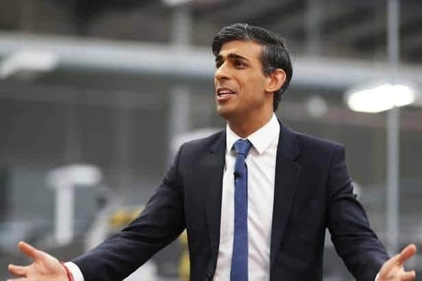 Rishi Sunak and his cabinet made a brief stop over in Doncaster en route to a meeting in Goole.