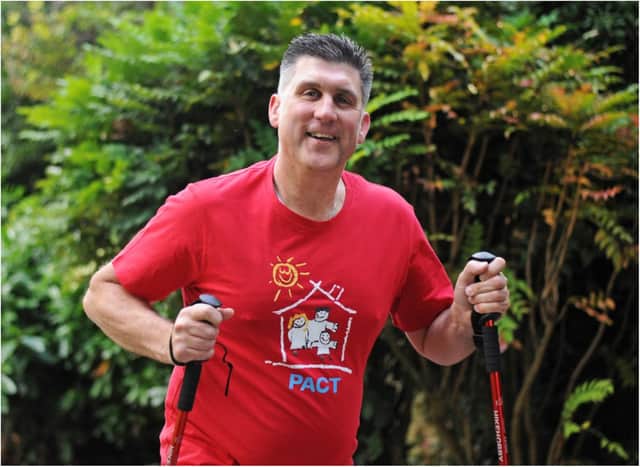 Paul Weir is taking on the challenge in memory of his son next month. (Photo:: Marie Caley)