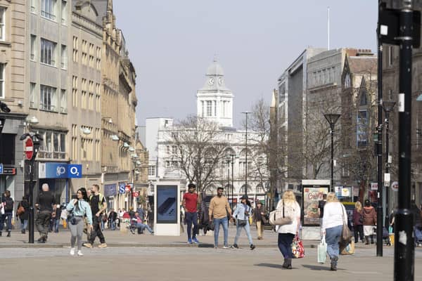 Fargate in Sheffield city centre