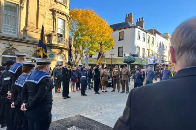 A silence was held outside the Mansion House.