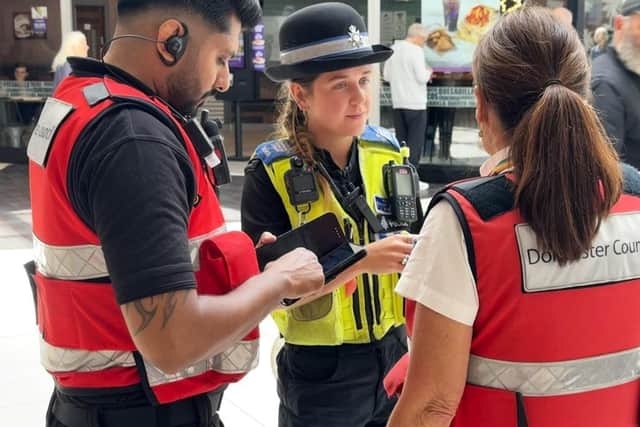 Police hosted a pop up stall at the Frenchgate shopping centre