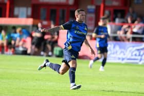 Billy Sharp netted the promotion-clinching goal for Rovers last season against Bradford.
