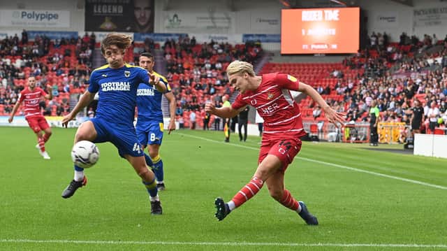 Matt Smith in action for Doncaster Rovers against AFC Wimbledon. Picture: Howard Roe/AHPIX