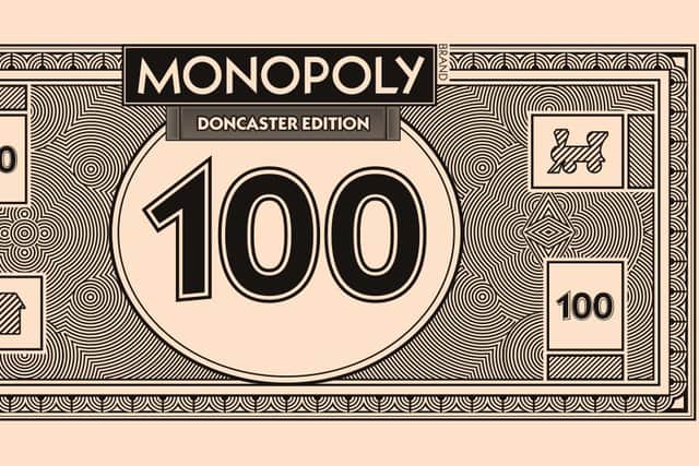 This is what the money will look like in the Doncaster edition of Monopoly