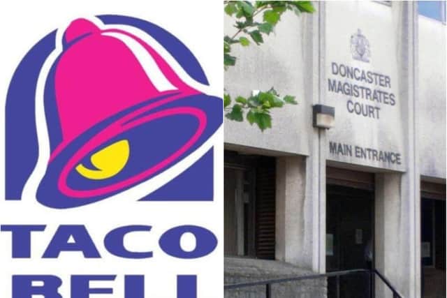 Ryan Colclough will appear in court charged with assaulting an emergency services worker at Doncaster's Taco Bell.