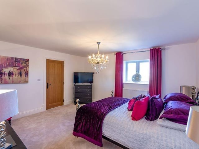 One of the property's six en suite bedrooms.