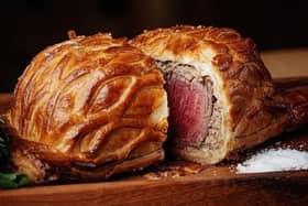 The tender beef wellington. Image: Oblix at The Shard