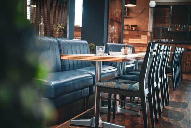 The tastefully decorated restaurant is a wonderful place to unwind.
