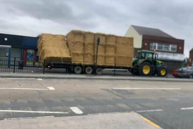 Photo provided by Simon Fletcher. Tractor on Balby Road.