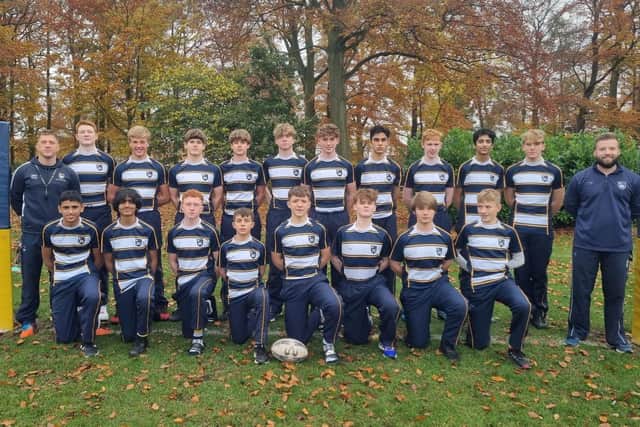 Hill House School’s under 15s rugby team have reached a national final.
