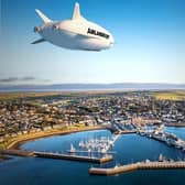 The Airlander will be produced at a huge new factory in Doncaster.