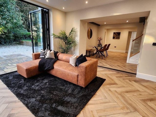 The property now offers stylish indoor to outdoor living.