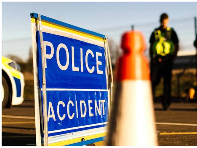 A man was taken to hospital after a collision with a car following the Askern Music Festival.